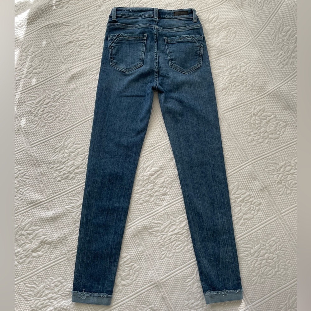 Buckle Black Fit No. 35 Ankle Skinny High Rise Denim Jeans Madagascar 2 Size 24 - Picture 10 of 15